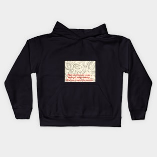 Positive Thinking Kids Hoodie